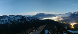 Archiv Foto Webcam Panorama vom Hochkönig 21:00