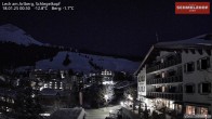 Archiv Foto Webcam Lech: Hotel Schmelzhof 23:00