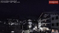 Archived image Webcam Hotel Schmelzhof (Lech) 23:00