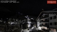 Archived image Webcam Hotel Schmelzhof (Lech) 23:00