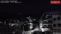 Archived image Webcam Hotel Schmelzhof (Lech) 23:00