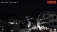 Archiv Foto Webcam Lech: Hotel Schmelzhof 23:00