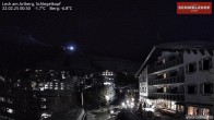 Archiv Foto Webcam Lech: Hotel Schmelzhof 23:00