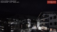 Archived image Webcam Hotel Schmelzhof (Lech) 23:00