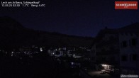 Archiv Foto Webcam Lech: Hotel Schmelzhof 01:00
