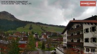 Archived image Webcam Hotel Schmelzhof (Lech) 19:00