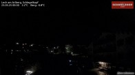 Archived image Webcam Hotel Schmelzhof (Lech) 23:00