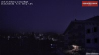 Archiv Foto Webcam Lech: Hotel Schmelzhof 22:00
