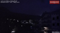 Archiv Foto Webcam Lech: Hotel Schmelzhof 21:00
