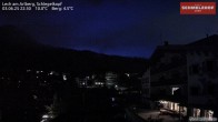 Archiv Foto Webcam Lech: Hotel Schmelzhof 21:00