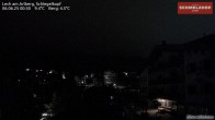 Archiv Foto Webcam Lech: Hotel Schmelzhof 23:00