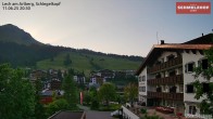 Archiv Foto Webcam Lech: Hotel Schmelzhof 19:00
