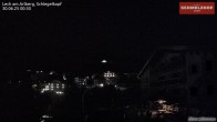 Archiv Foto Webcam Lech: Hotel Schmelzhof 23:00