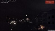Archiv Foto Webcam Lech: Hotel Schmelzhof 23:00