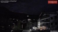 Archiv Foto Webcam Lech: Hotel Schmelzhof 23:00