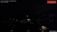 Archiv Foto Webcam Lech: Hotel Schmelzhof 23:00