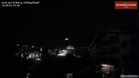 Archiv Foto Webcam Lech: Hotel Schmelzhof 21:00
