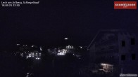 Archiv Foto Webcam Lech: Hotel Schmelzhof 21:00