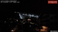 Archiv Foto Webcam Lech: Hotel Schmelzhof 23:00
