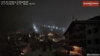 Archiv Foto Webcam Lech: Hotel Schmelzhof 23:00