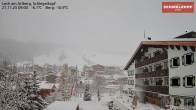 Archived image Webcam Hotel Schmelzhof (Lech) 08:00