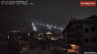 Archived image Webcam Hotel Schmelzhof (Lech) 23:00