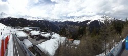 Archived image Webcam Bergbahnen See in Tyrol - Medrig Center 13:00
