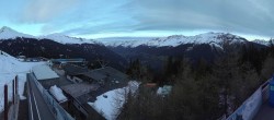Archived image Webcam Bergbahnen See in Tyrol - Medrig Center 05:00
