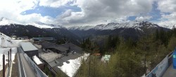 Archived image Webcam Bergbahnen See in Tyrol - Medrig Center 13:00