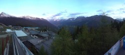 Archived image Webcam Bergbahnen See in Tyrol - Medrig Center 05:00