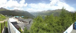 Archived image Webcam Bergbahnen See in Tyrol - Medrig Center 09:00