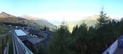 Archived image Webcam Bergbahnen See in Tyrol - Medrig Center 08:00