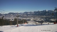 Archiv Foto Webcam Ausblick Mittelstation Hörnerbahn 11:00