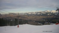 Archiv Foto Webcam Ausblick Mittelstation Hörnerbahn 15:00