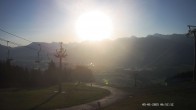 Archiv Foto Webcam Ausblick Mittelstation Hörnerbahn 06:00