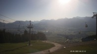 Archiv Foto Webcam Ausblick Mittelstation Hörnerbahn 07:00