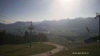 Archiv Foto Webcam Ausblick Mittelstation Hörnerbahn 07:00