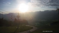 Archiv Foto Webcam Ausblick Mittelstation Hörnerbahn 05:00