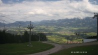 Archiv Foto Webcam Ausblick Mittelstation Hörnerbahn 13:00