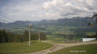 Archiv Foto Webcam Ausblick Mittelstation Hörnerbahn 15:00