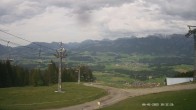 Archiv Foto Webcam Ausblick Mittelstation Hörnerbahn 17:00