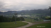 Archiv Foto Webcam Ausblick Mittelstation Hörnerbahn 05:00