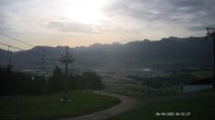 Archiv Foto Webcam Ausblick Mittelstation Hörnerbahn 06:00