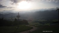 Archiv Foto Webcam Ausblick Mittelstation Hörnerbahn 06:00