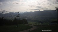 Archiv Foto Webcam Ausblick Mittelstation Hörnerbahn 07:00