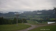 Archiv Foto Webcam Ausblick Mittelstation Hörnerbahn 11:00