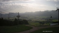 Archiv Foto Webcam Ausblick Mittelstation Hörnerbahn 07:00