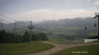 Archiv Foto Webcam Ausblick Mittelstation Hörnerbahn 09:00