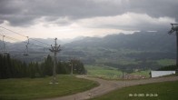 Archiv Foto Webcam Ausblick Mittelstation Hörnerbahn 17:00