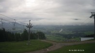 Archiv Foto Webcam Ausblick Mittelstation Hörnerbahn 07:00